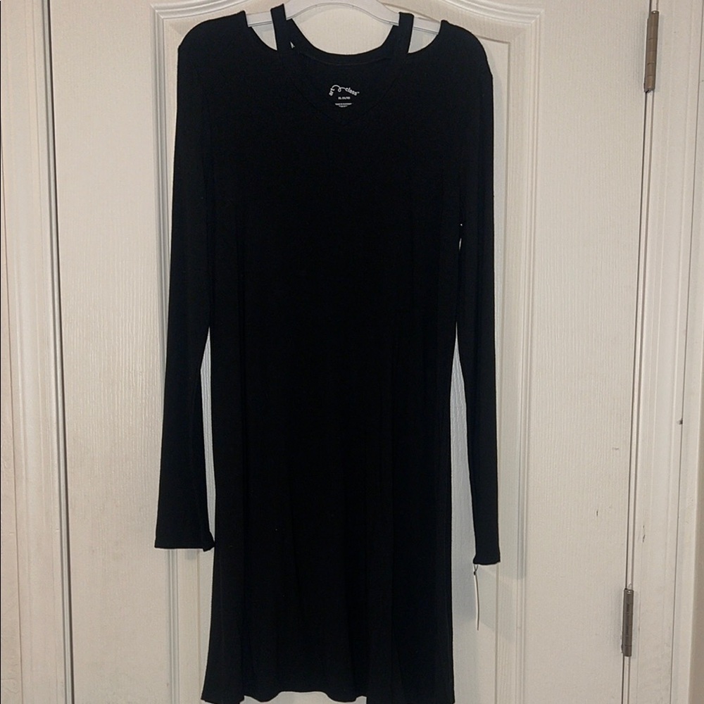 Elegant Black Long Sleeve Dress girls‎ xl 14/16